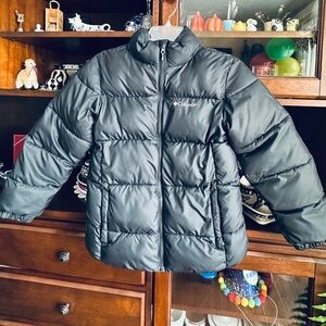 Columbia Kids Charcoal Puffer Jacket